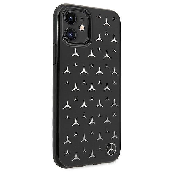 Etui Mercedes Silver Stars Pattern na iPhone 11 / Xr - czarne