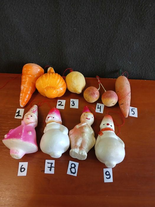 игрушки елочные ссср