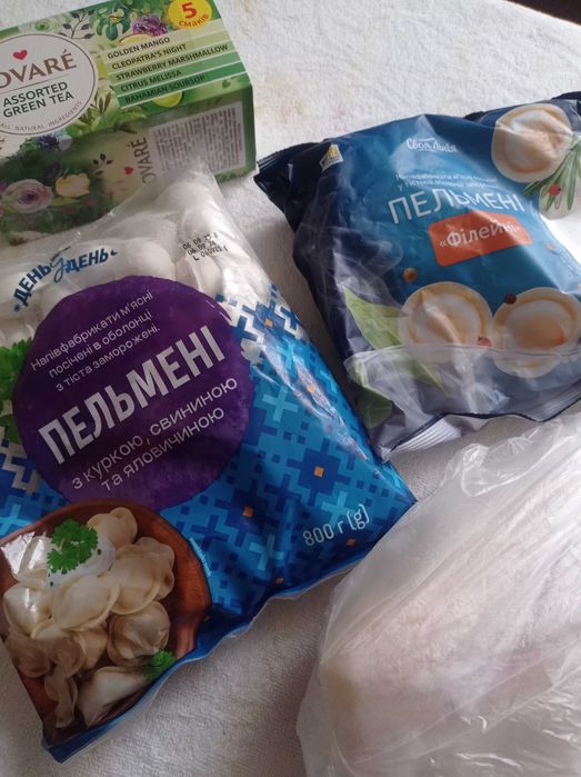 Продуктовый набор/рыба/чай