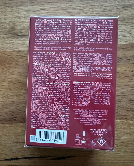 Lancome La Vie Est Belle L’Élixir
Woda perfumowana – 100 ml.