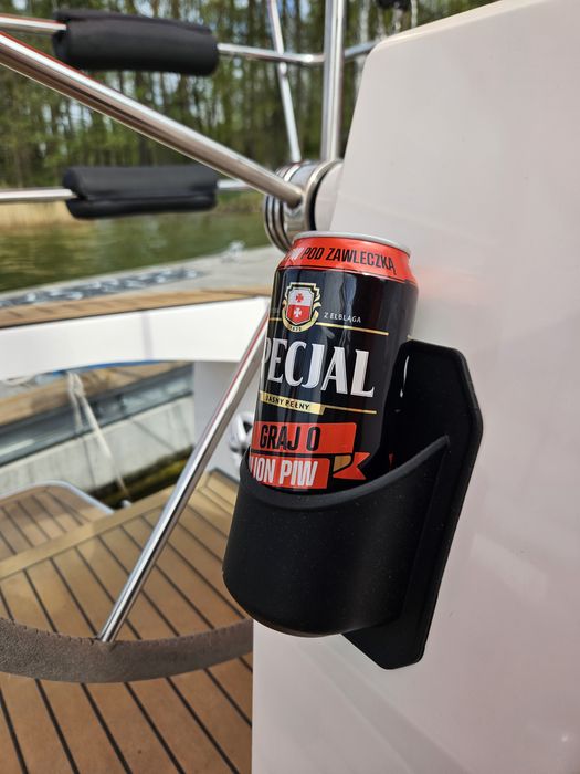 Uchwyt na puszkę/napój/kubek. Cup Holder silikonowy. Do łódki, jachtu