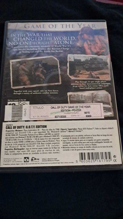 Call of Duty - Game of the year Edition PC