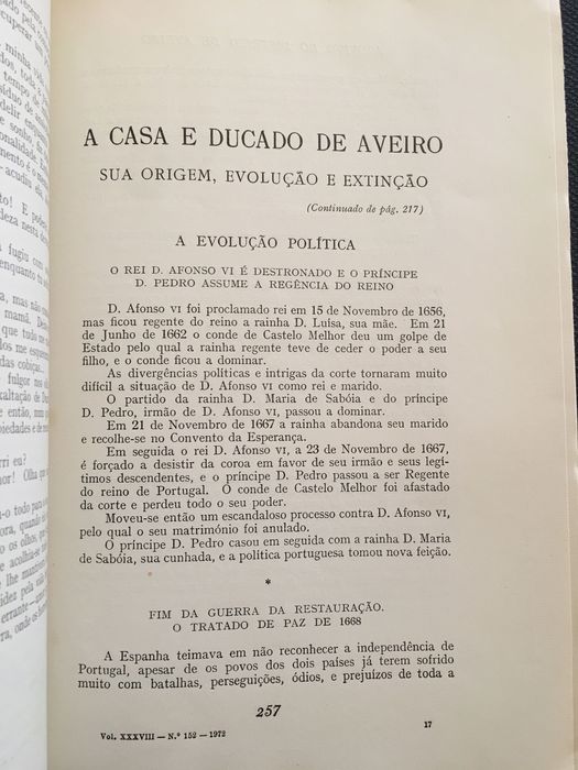 Arquivos do Distrito de Aveiro. J. Estevão-Pescadores-Ducado de Aveiro