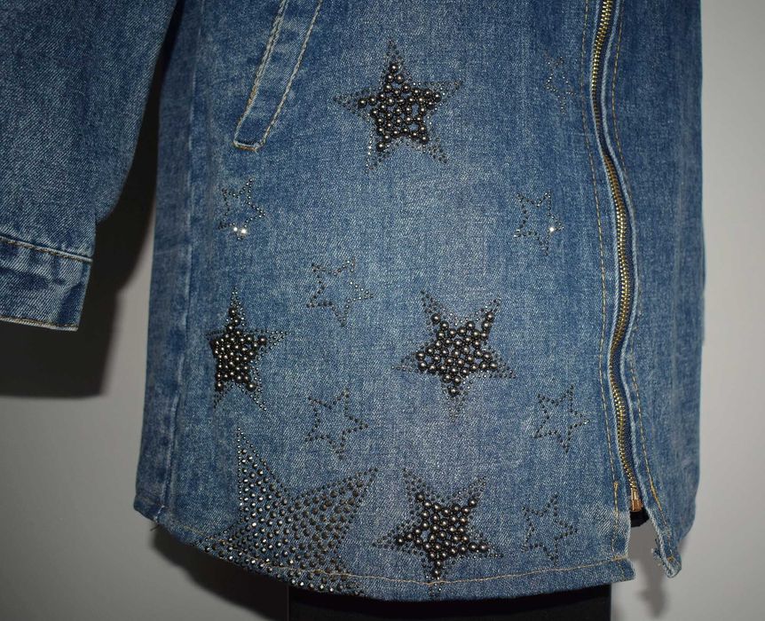 Kurtka bluza jeansowa z kapturem L/XL