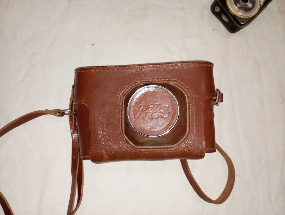 Пленочный фотоаппарат ФЭД 3 с олимпийской символикой Олимпиада 80