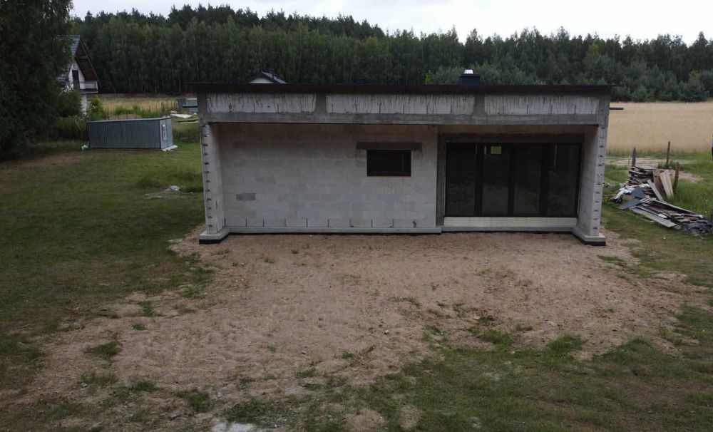 Luksusowy dom przy lesie | projekt Serengeti | 70 m² | 14 arów prywatności, stan surowy zamknięty