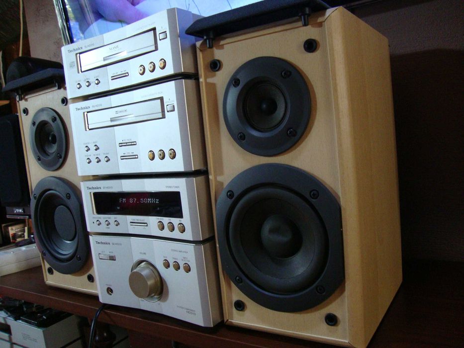 Rarytas! Technics mini-wieża_Sprawna i Piękna _ Kolumny+pilot
