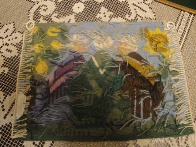 Piękny mały kilim tkany ręcznie