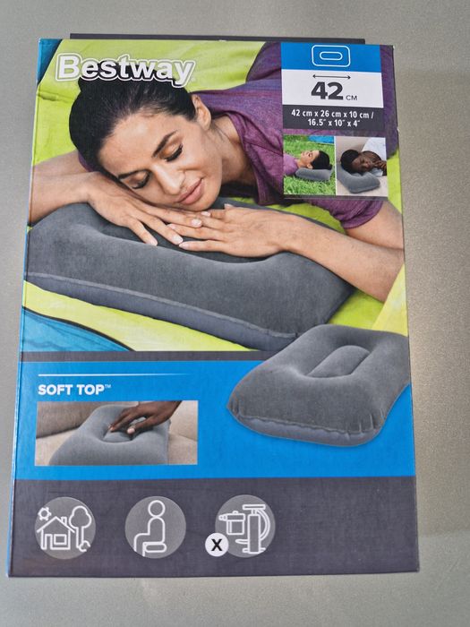 Super Poduszka Pompowana Bestway Welur Produkt Najwyższej Jakości