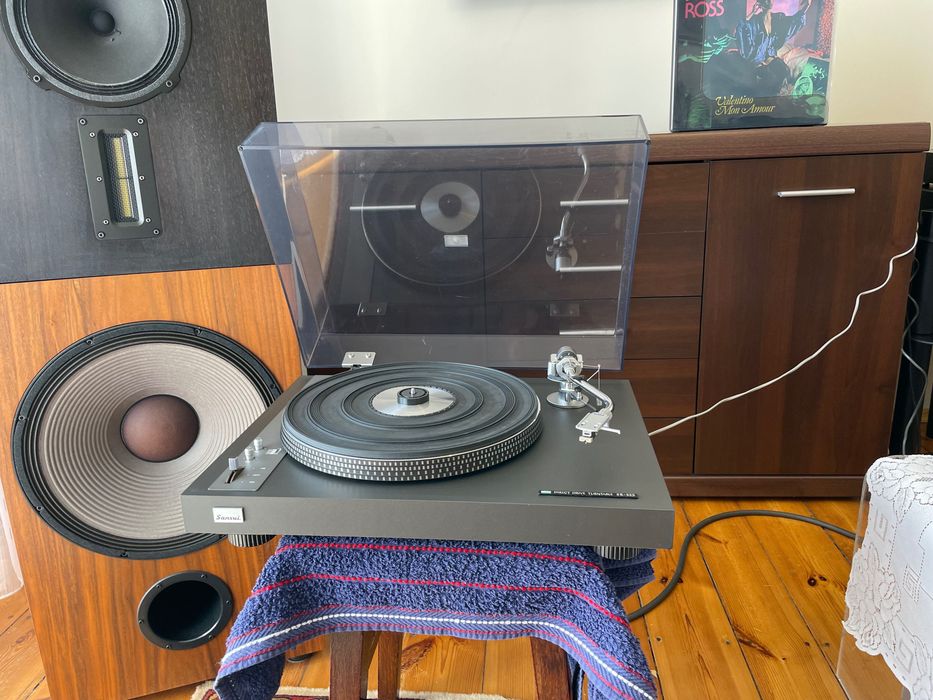 Sansui SR-525 / SHURE Gramofon + Przegląd 70s '' Vintage ''
