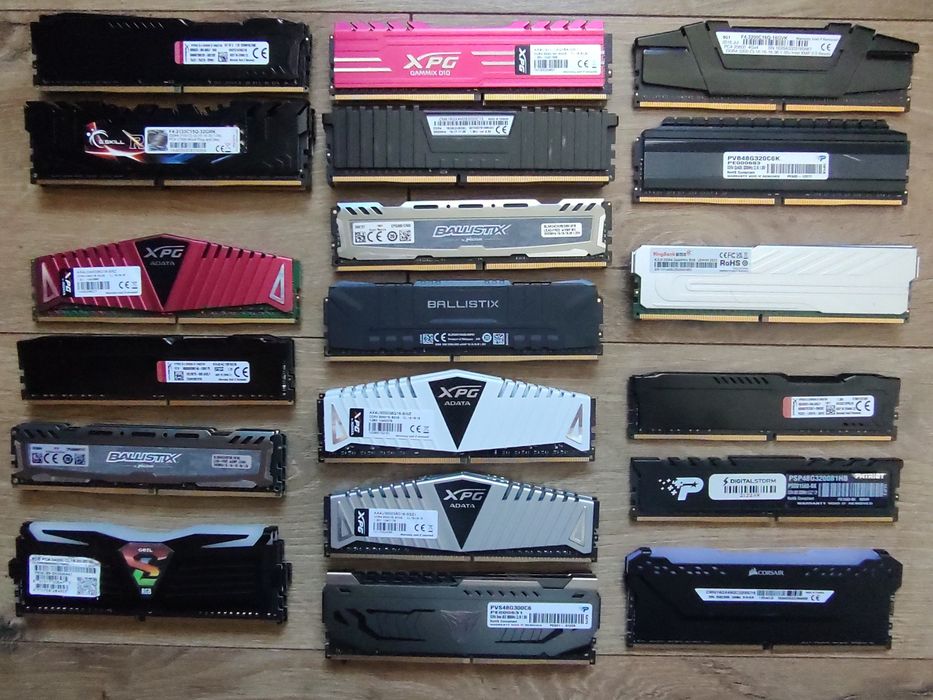 Ігрова оперативна пам'ять у радіаторах DDR3/4 2/4/8/16гб 1333-3200MHz