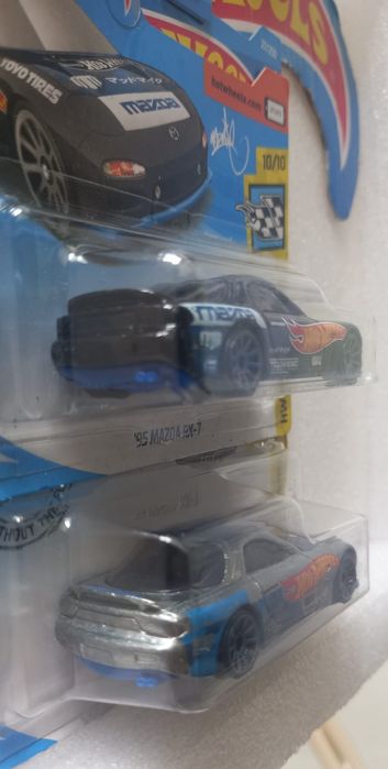 Conjunto 2, 95 Mazda RX-7 hot wheels 1 deles é zamac 2019