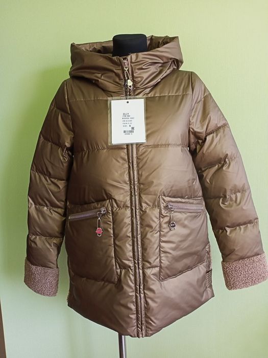 Куртка бронза латекс р. S осінь-зима, ZLLY