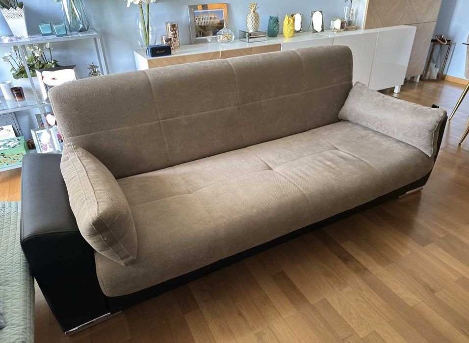 Sofá cama com gaveta