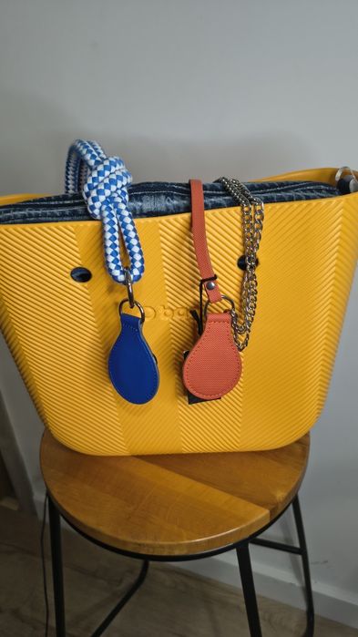 Obag mini jodełka żółty
