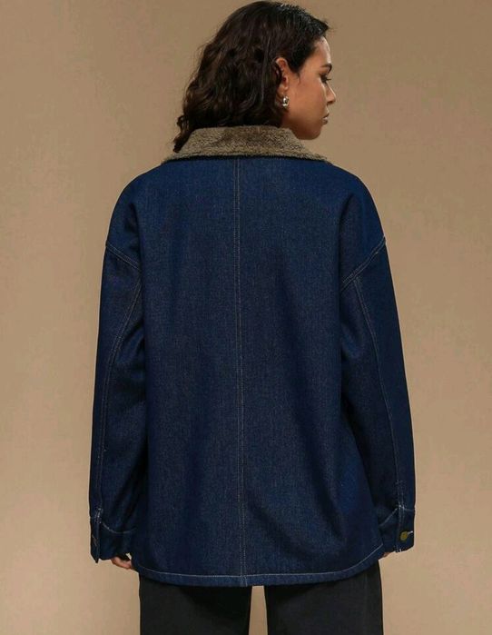 Jaqueta jeans, felpuda por dentro