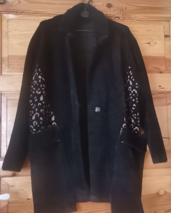 kurtka z alpaki z panterka