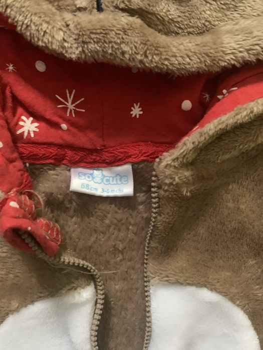 Pajac renifer ocieplany 68