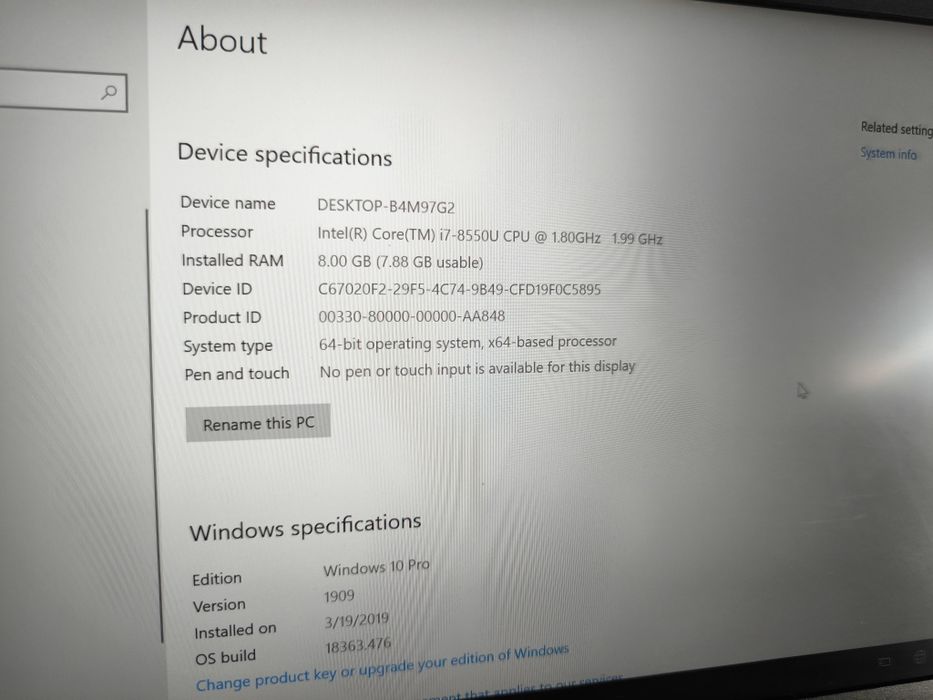 Portátil Gaming I7 8750H
8GB ram
Gtx 1050 Gaming