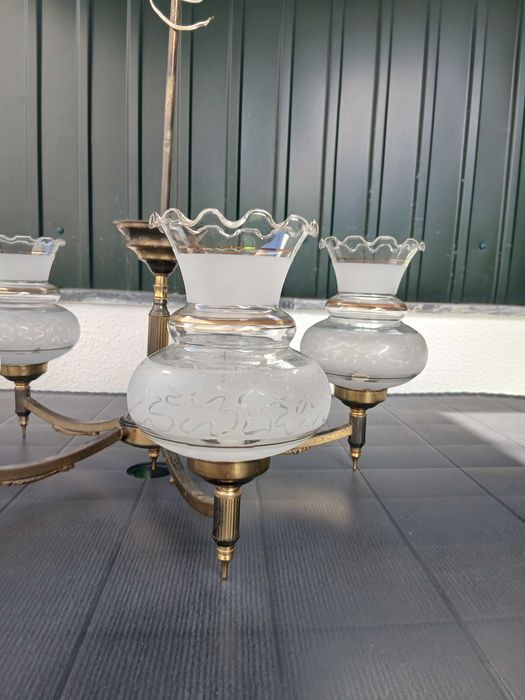 Candeeiro de teto rústico