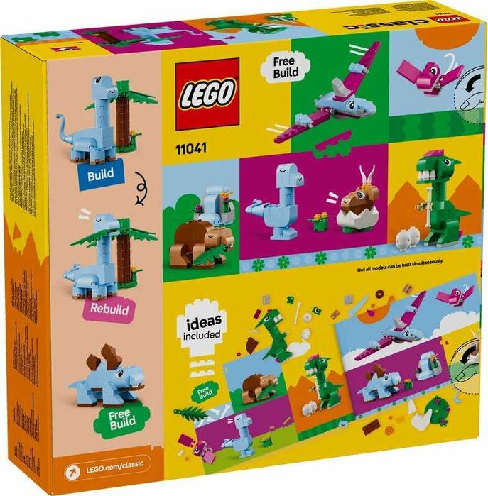 Lego CLASSIC 11041 kreatywne DINOZAURY