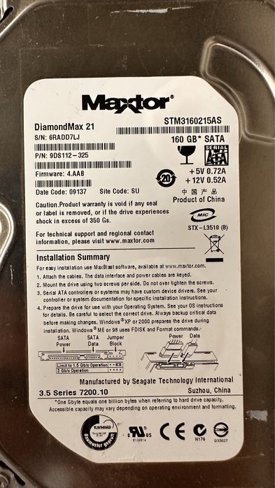 Discos rigidos diversos