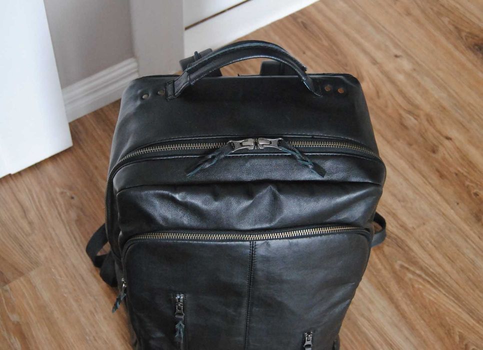 Шкіряний чоловічий рюкзак Diego Marin / кожаный мужской рюкзак
