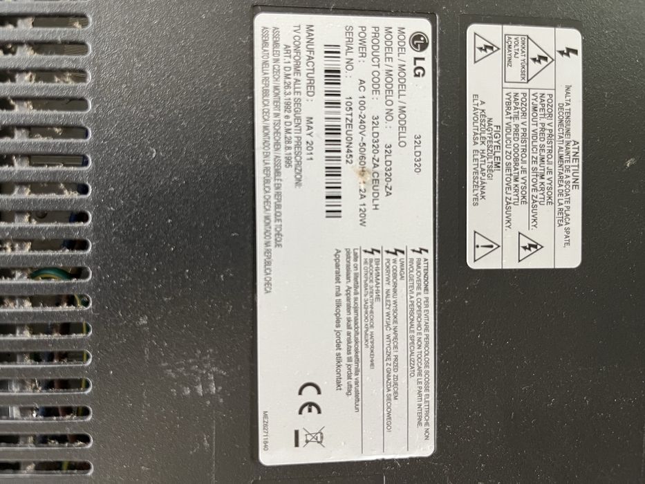 Fonte de alimentação LG 32LD320