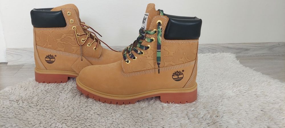 Buty zimowe timberland x bape