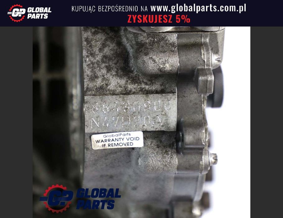BMW E81 E87 LCI E88 E90 E91 E92 120d 320d N47 Silnik Goły Słupek