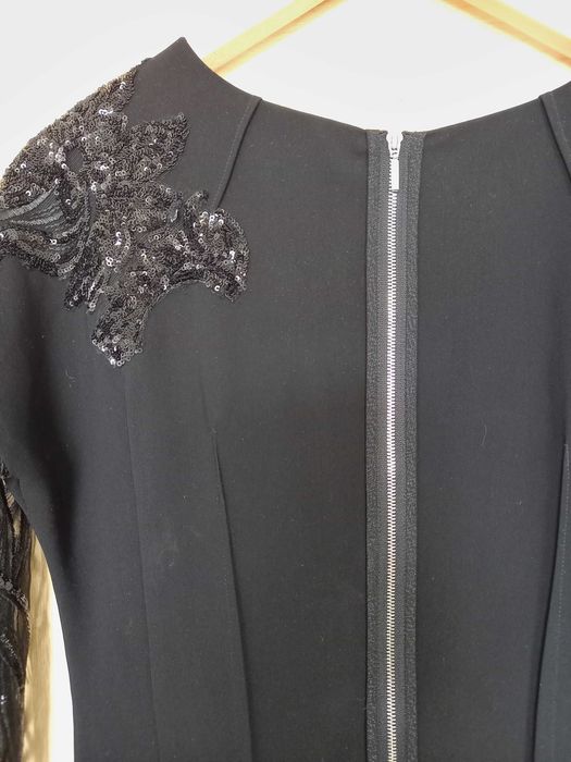 Sukienka Paprocki&Brzozowski wieczorowa mała czarna projekt premium