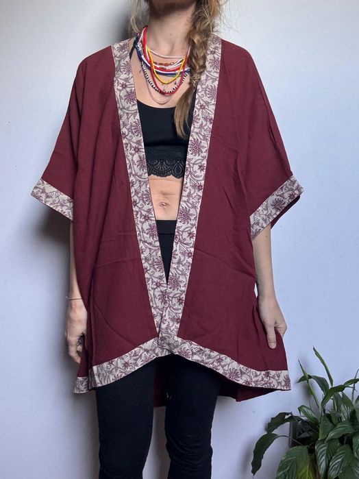 Kimono narzutka etno bawełna