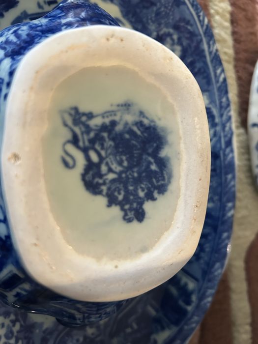 Terrina e travessa loiça inglesa