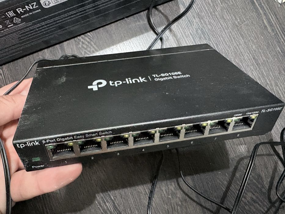 Przelacznik switch tplink tl-sg108e vlan