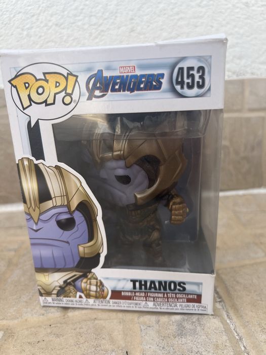 Funko Pop Thanos, Pickle Rick e Leonidas – Figuras Originais com Caixa