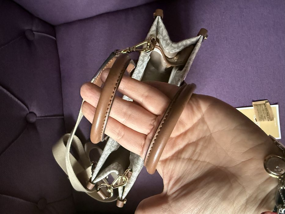 Torebka Michael Kors Mirella Small vanilia monogram mała