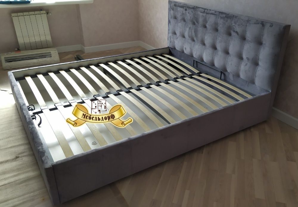 Кровать "Натали" с подъемным механизмом на металокаркасе, Акция, Днепр