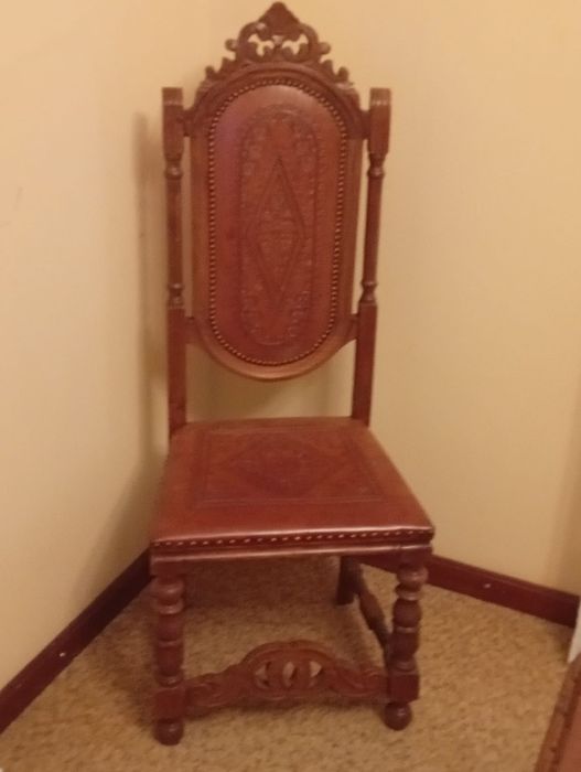 Conjunto Moveis Sala,  madeira maciça em castanho