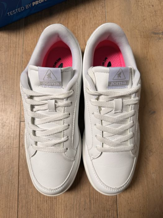 Białe skórzane buty JOMA adidasy sneakersy
