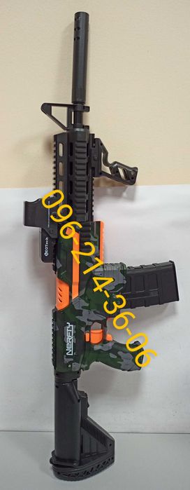 Детский автомат M416 на аккумуляторе коллиматорный прицел.