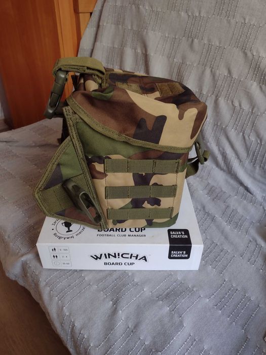 Torba zrzutowa , udowa , kamuflaż.