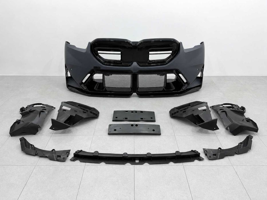 Комплект обвеса M5 G90 для BMW 5 G60 2024- (передний задний бампер, пороги, насадки, ноздри, решетка) БМВ М5 Г90