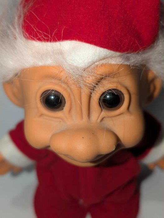 Russ Troll Świąteczny Mikołaj 20 cm Vintage Figurka Doll