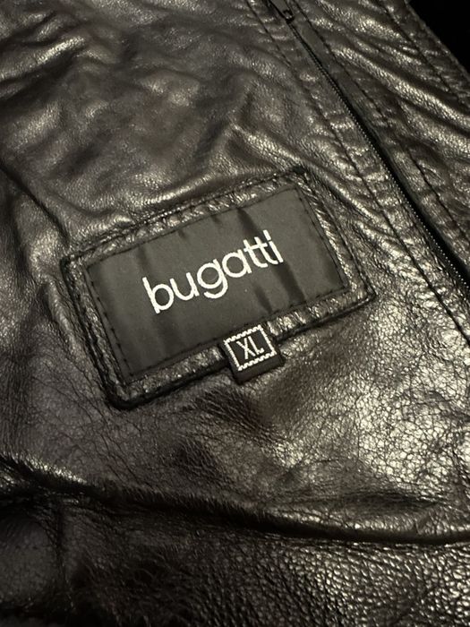 Чоловіча шкіряна дублянка Bugatti)))