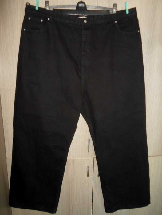 джинсы новые широкие Унисекс большой разм EUR-56 W 48 L 34 пояс 122см