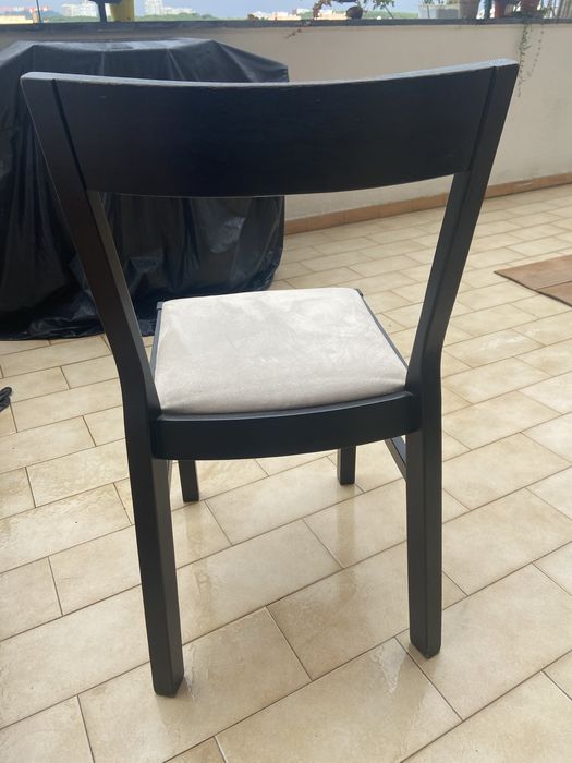 Mesa madeira Ikea para restauro +  6 cadeiras