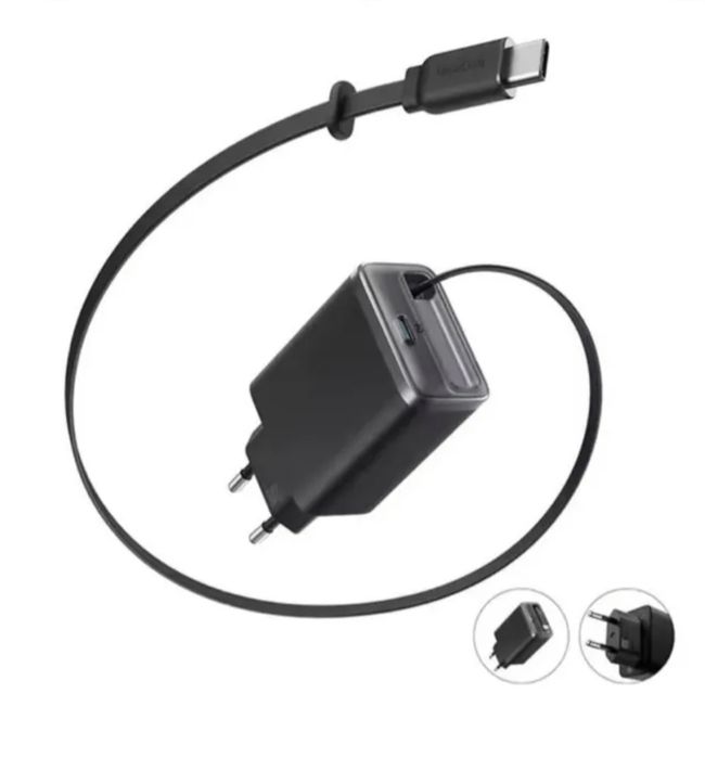 Anker Nano 35W Highspeed Charger з висувним кабелем