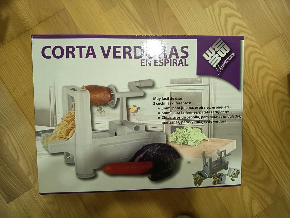 Espiralizador manual de legumes (máquina manual de corte de verduras em espiral)