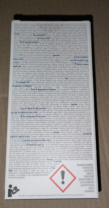 Zestaw Naprawczy Do Szyb Samochodowych Valma