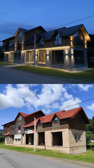 Продаж будинку під комерційну діяльність у с. Шешори неподалік річки